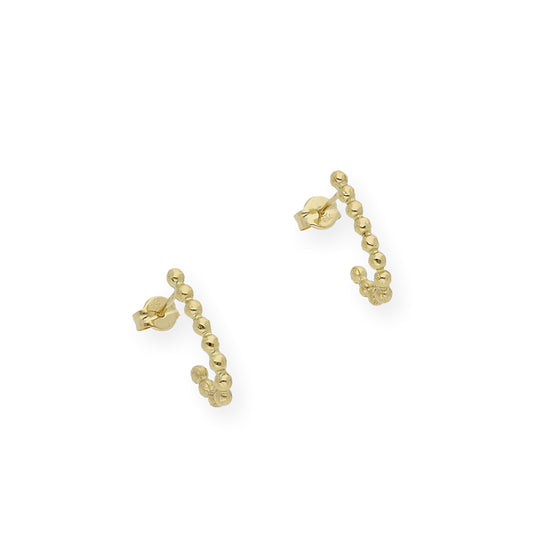 Pendientes aro oval Oro 18K