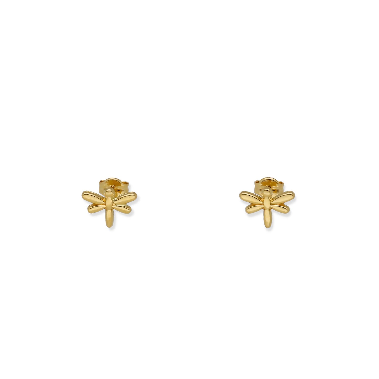 Pendientes de Oro con Diseño de Libélulas Modelo Luam