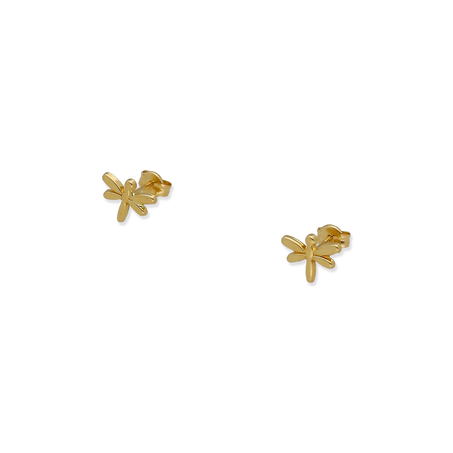 Pendientes de Oro con Diseño de Libélulas Modelo Luam