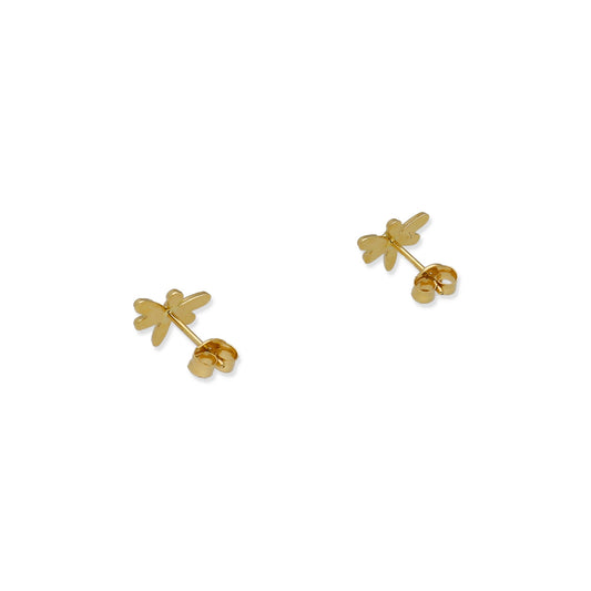 Pendientes de Oro con Diseño de Libélulas Modelo Luam