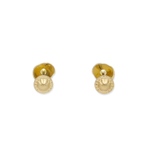 Pendientes Bebé Perrito Esmaltado de Oro 18K