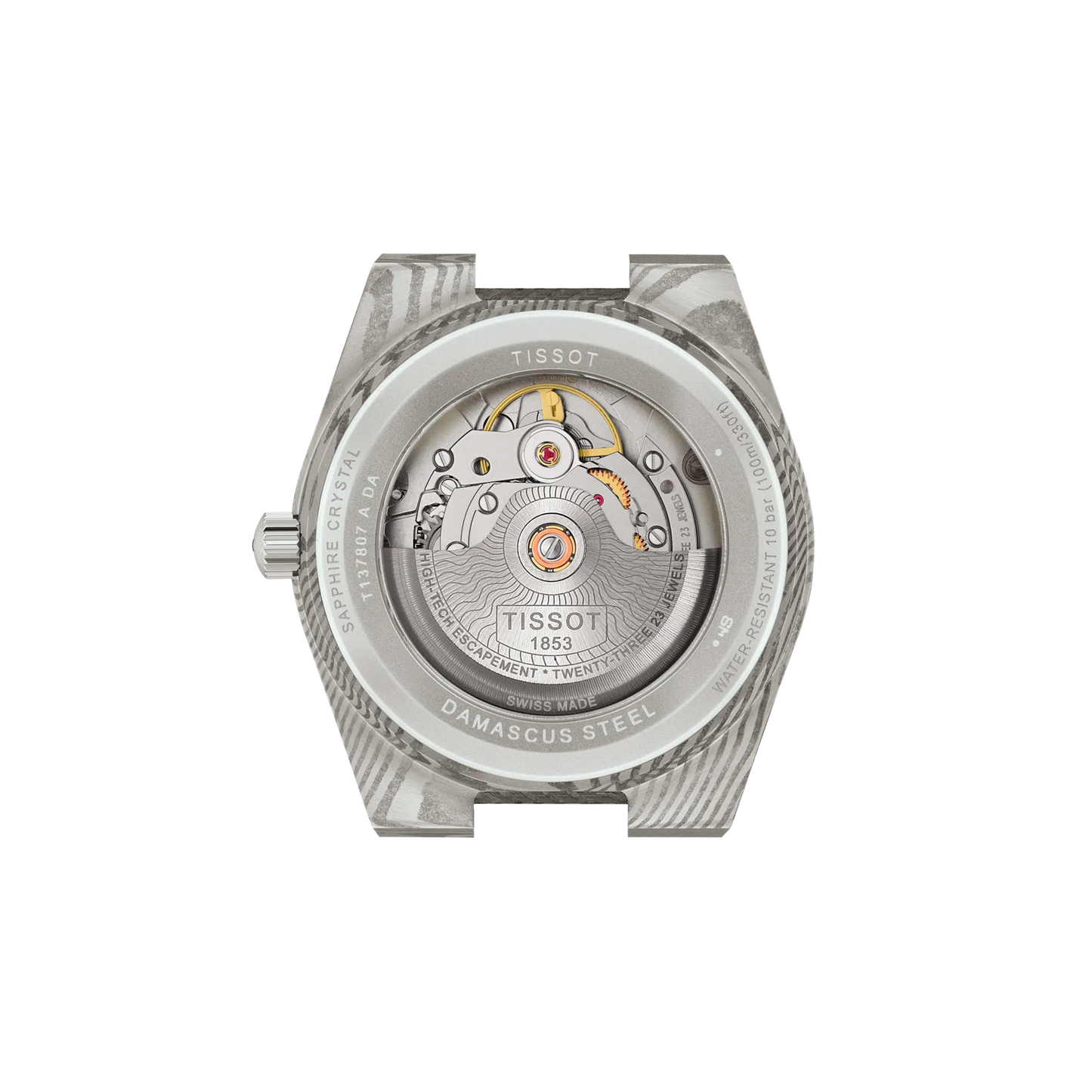 Reloj Tissot PRX Acero Damasco 38mm T137.807.96.081.00