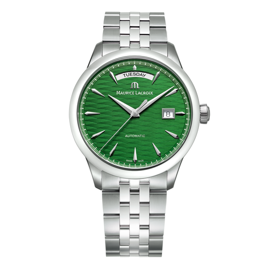 Reloj Maurice Lacroix 1975 Automatic Vagues Du Jura Green 756058-SS002-630-1 Ed. Limitada
