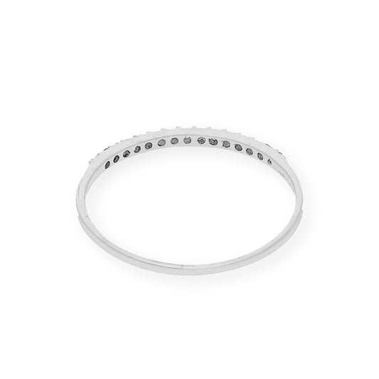 Anillo de Diamantes en Oro Blanco 18k