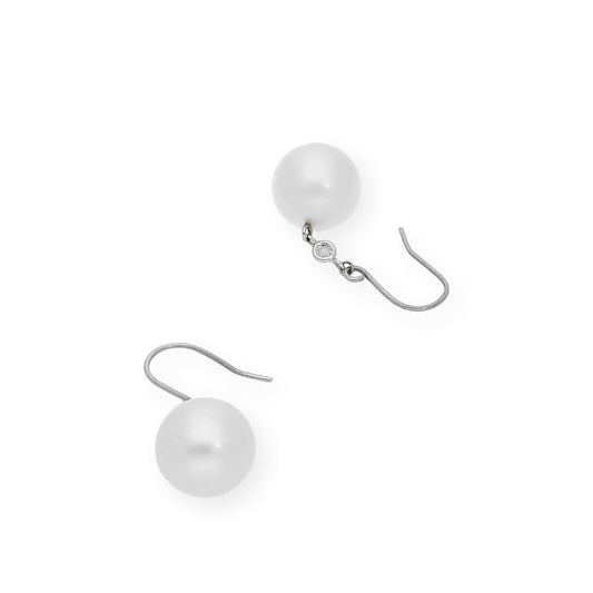 Pendientes de Oro Diseño Diamantes y Perlas Australianas