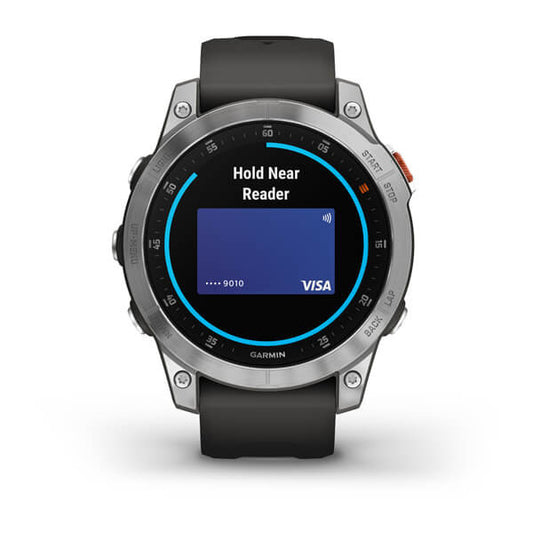 Reloj Garmin epix (Gen 2) Acero color plata gris 010-02582-01