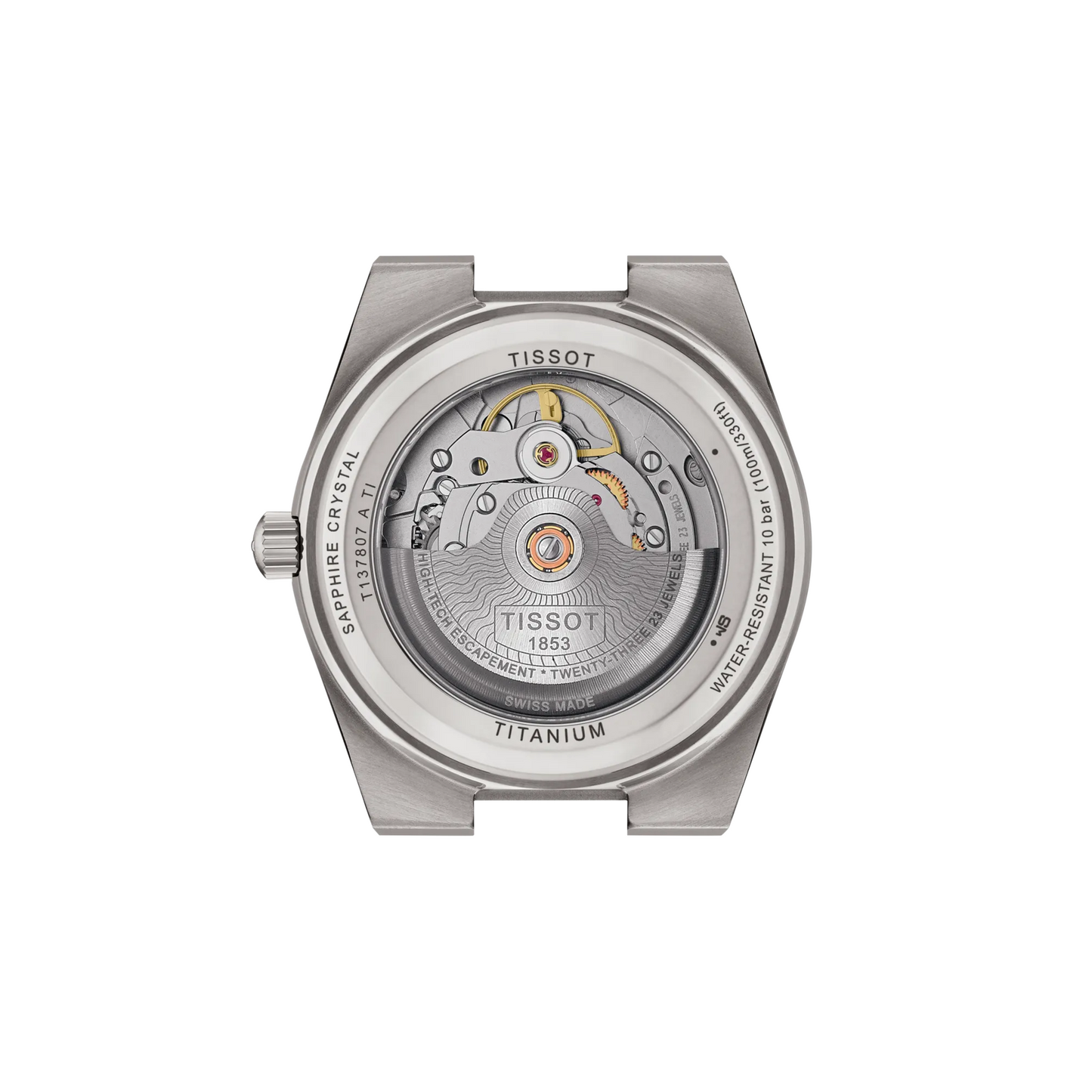 Reloj Tissot PRX Titanio 38mm T137.807.44.061.00