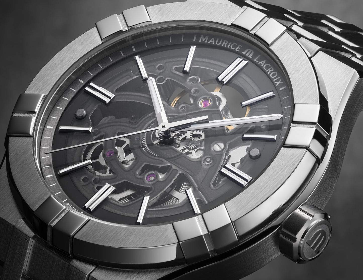 Reloj Maurice Lacroix Aikon Automatic Skeleton AI6008-SS002-030-1