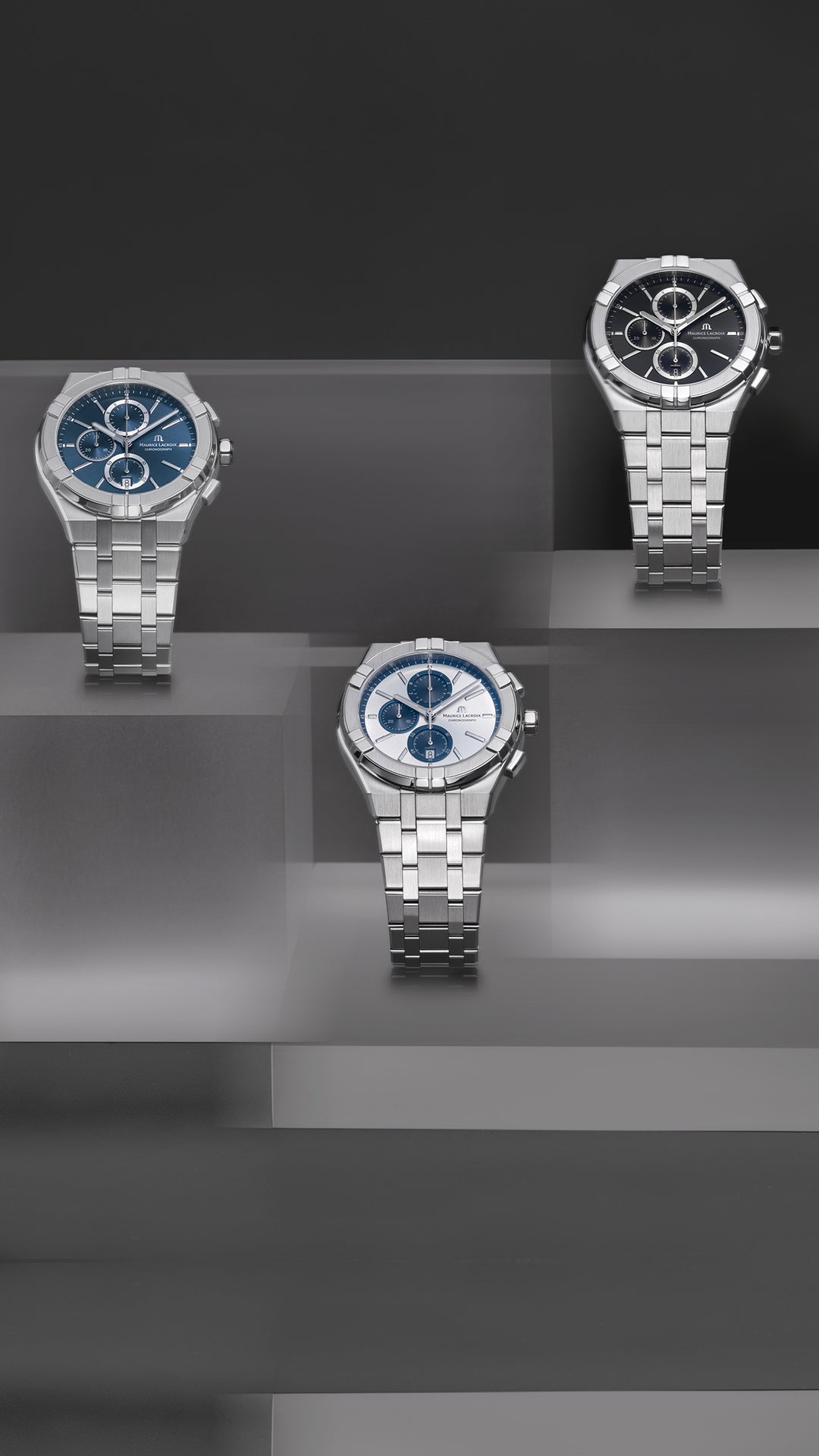 Reloj Maurice Lacroix AIKON QUARTZ CHRONOGRAPH AI1118-SS002-430-1