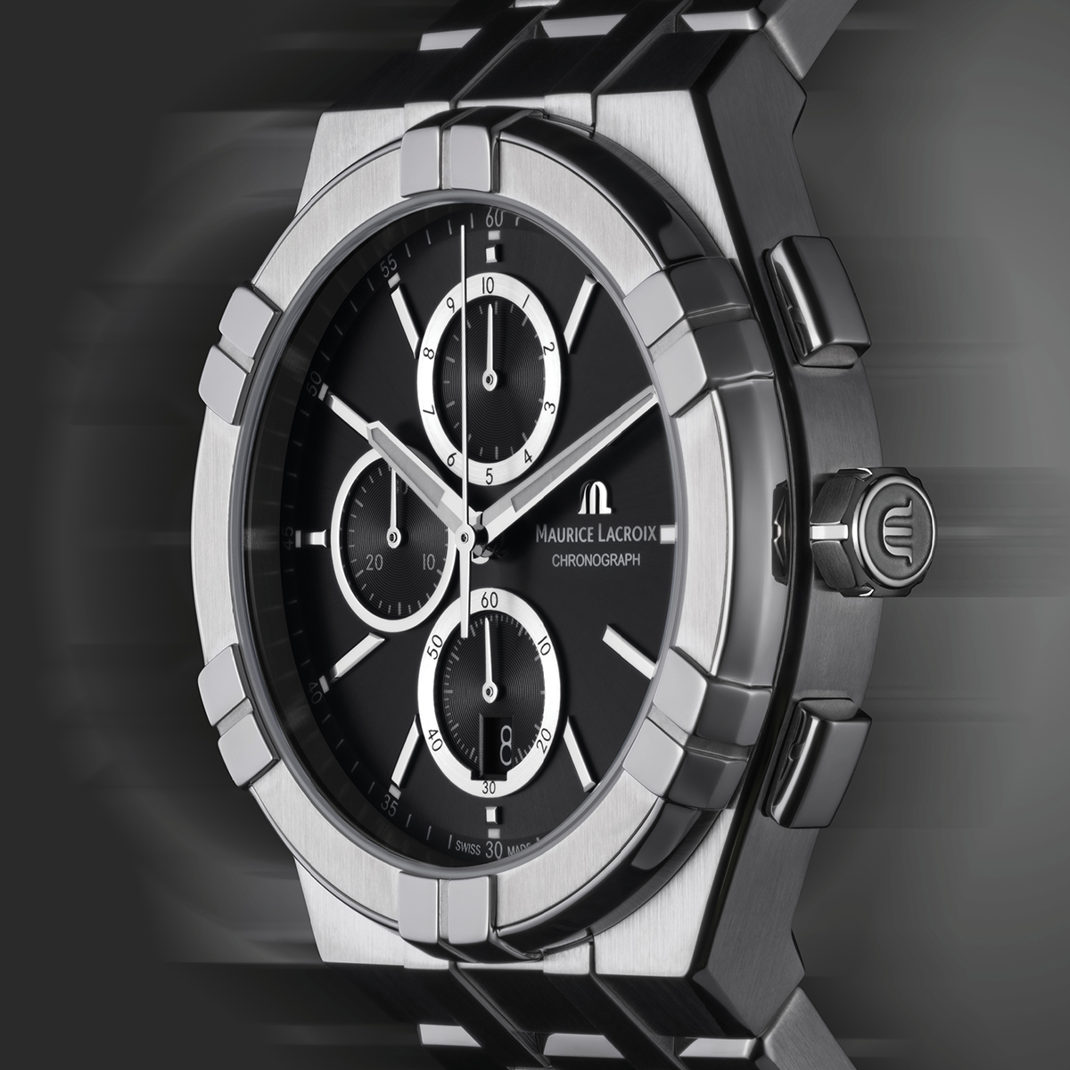 Reloj Maurice Lacroix Aikon Quartz Chronograph AI1118-SS002-330-1