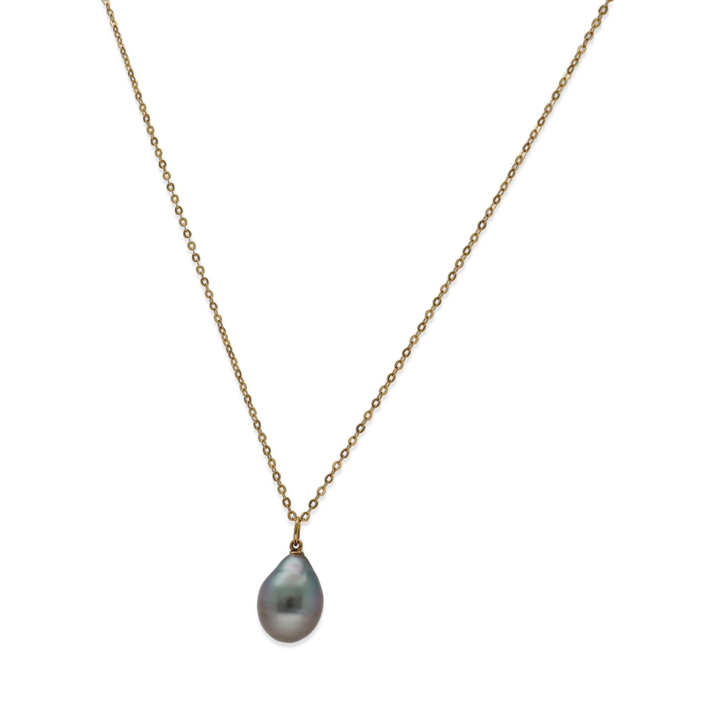 Collar con colgante Tulia en Oro 18k con Diamantes y Perlas Tahití