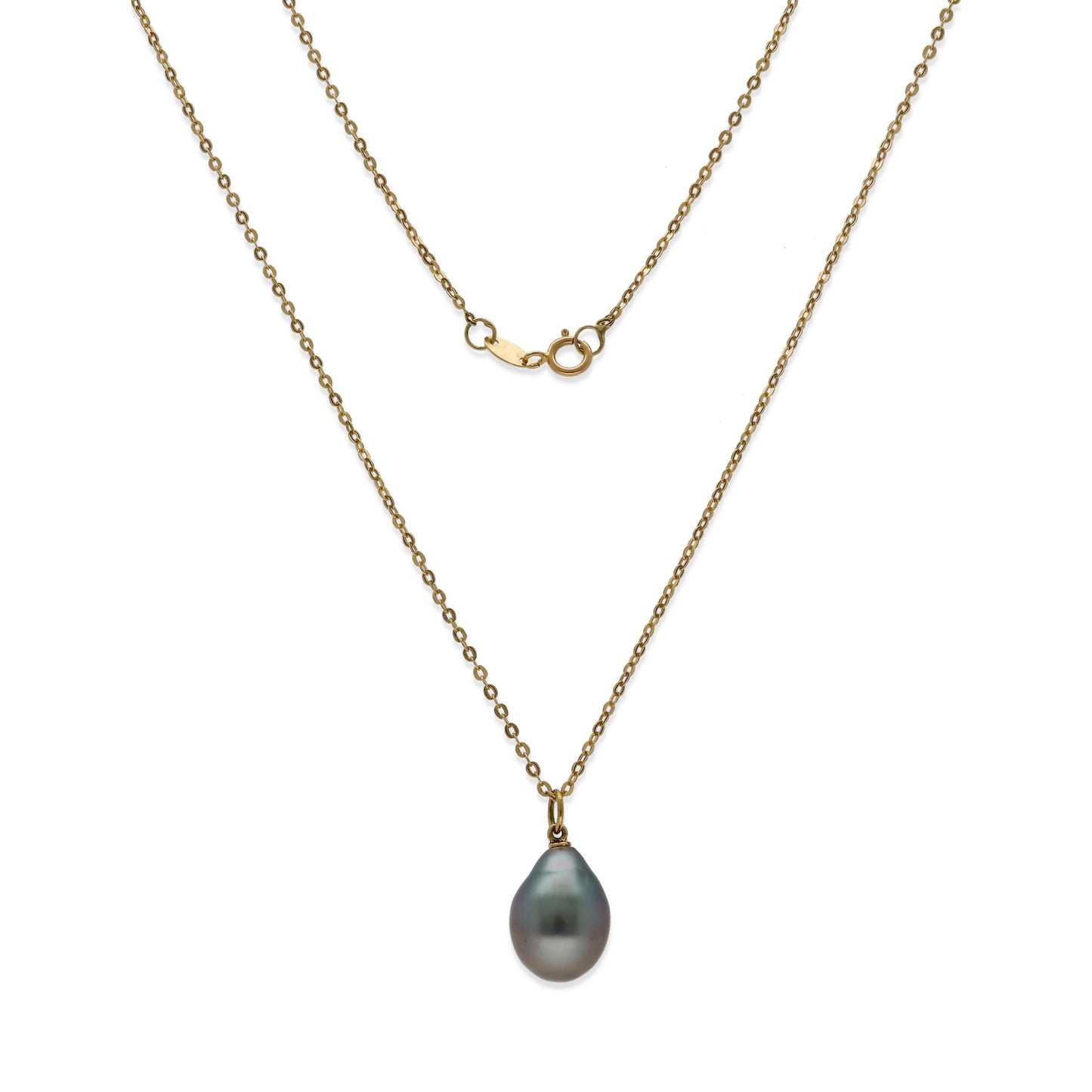 Collar con colgante Tulia en Oro 18k con Diamantes y Perlas Tahití