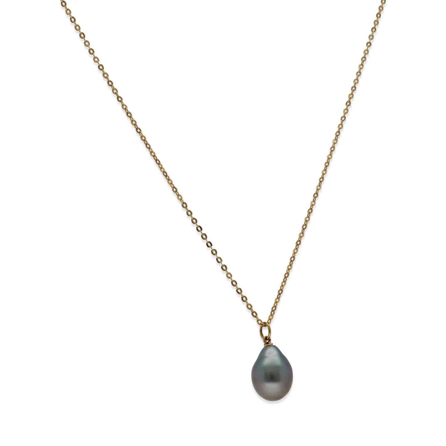 Collar con colgante Tulia en Oro 18k con Diamantes y Perlas Tahití