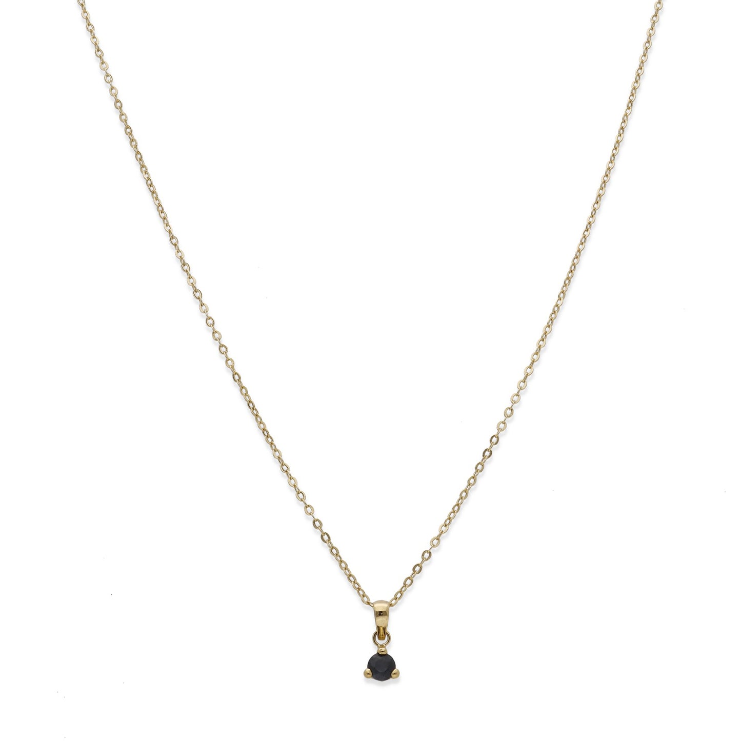 Collar con Colgante Naira de Zafiro en Oro de 18K