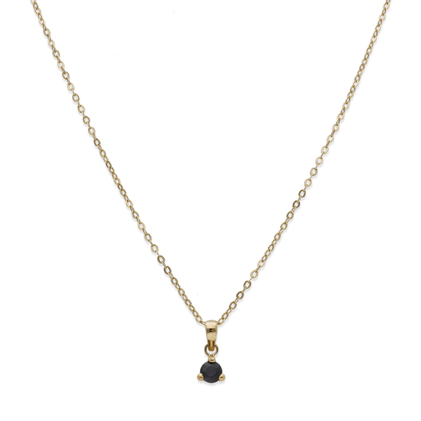 Collar con Colgante Naira de Zafiro en Oro de 18K