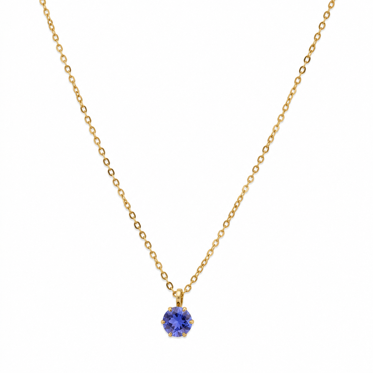 Collar con Colgante Deep en Oro de Ley 18K y Esmeralda