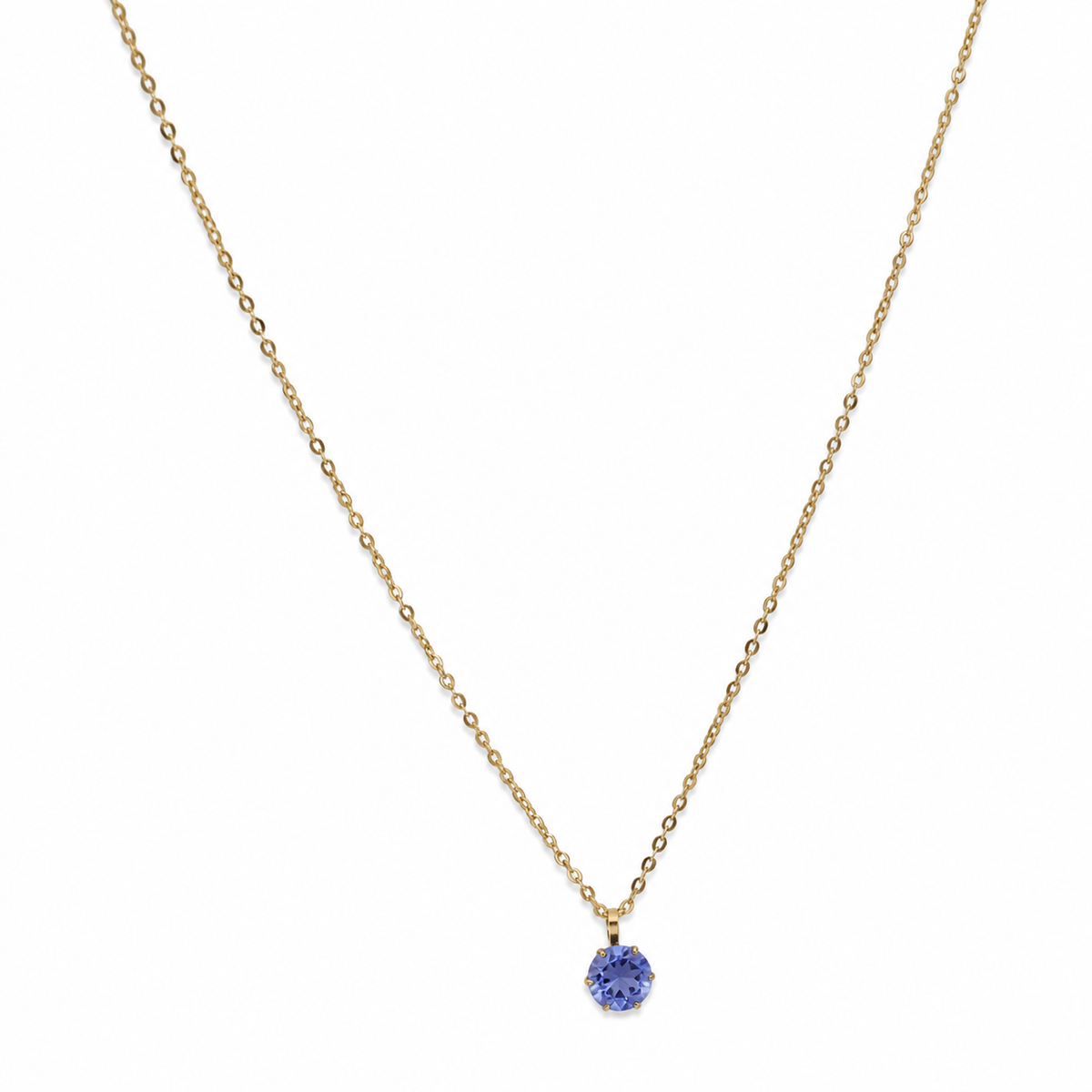 Collar con Colgante Deep en Oro de Ley 18K y Esmeralda