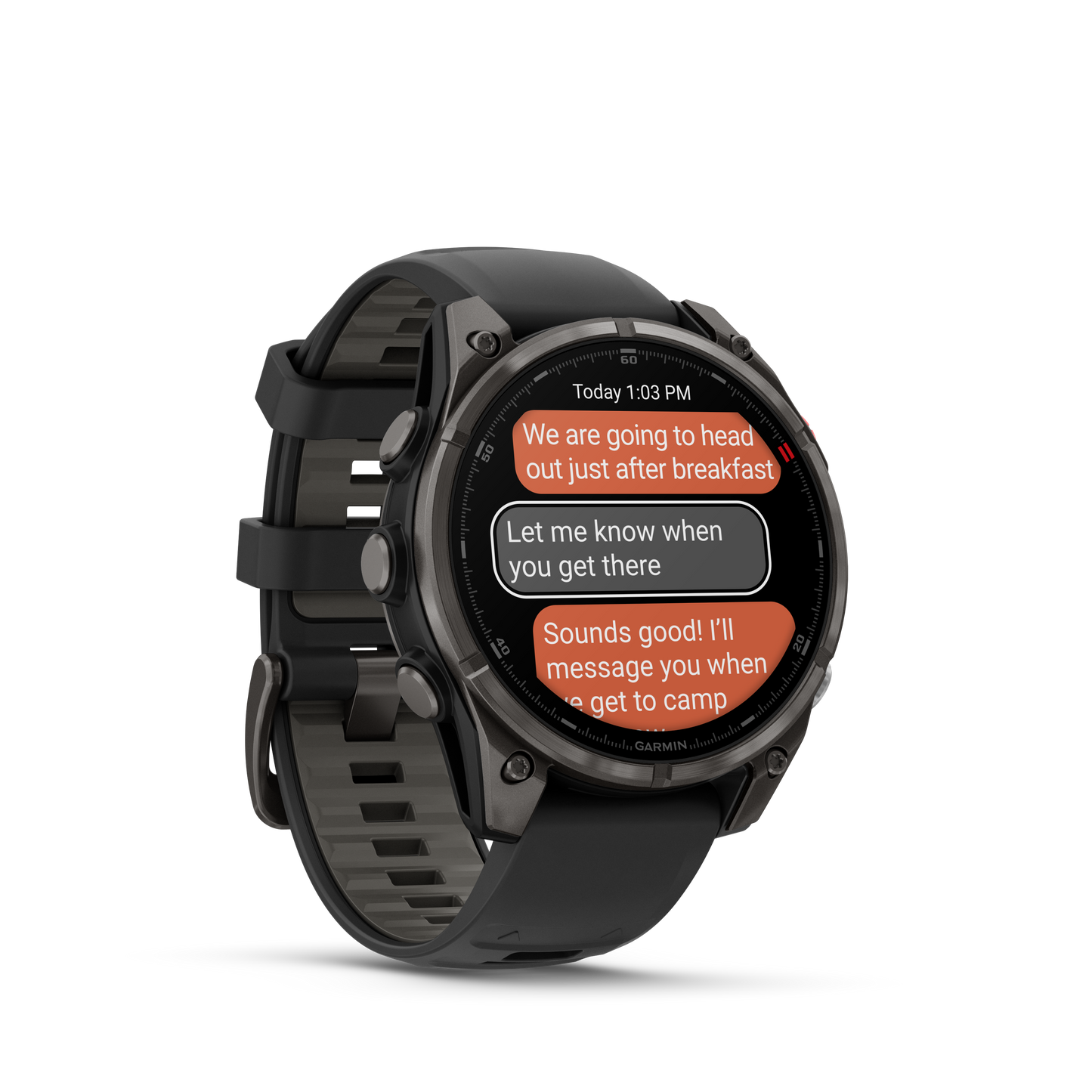 Reloj Garmin Fénix 8 PRO - 47mm Amoled Sapphire Titanio DLC Correa Silicona Negra 010-03198-01