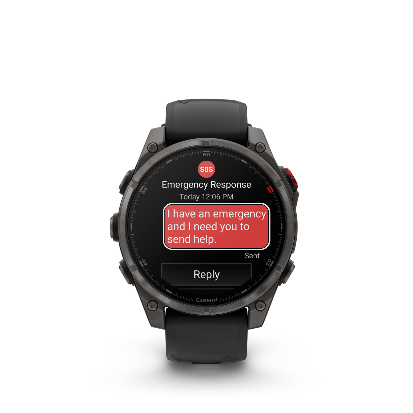 Reloj Garmin Fénix 8 PRO - 47mm Amoled Sapphire Titanio DLC Correa Silicona Negra 010-03198-01