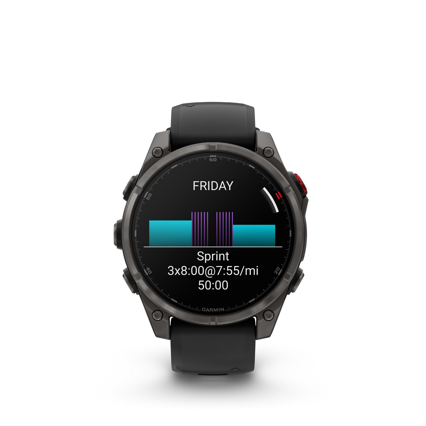 Reloj Garmin Fénix 8 PRO - 47mm Amoled Sapphire Titanio DLC Correa Silicona Negra 010-03198-01