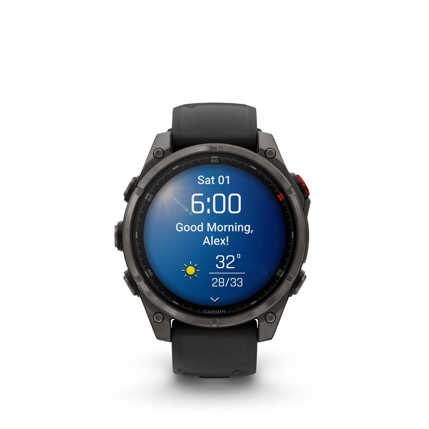 Reloj Garmin Fénix 8 PRO - 47mm Amoled Sapphire Titanio DLC Correa Silicona Negra 010-03198-01