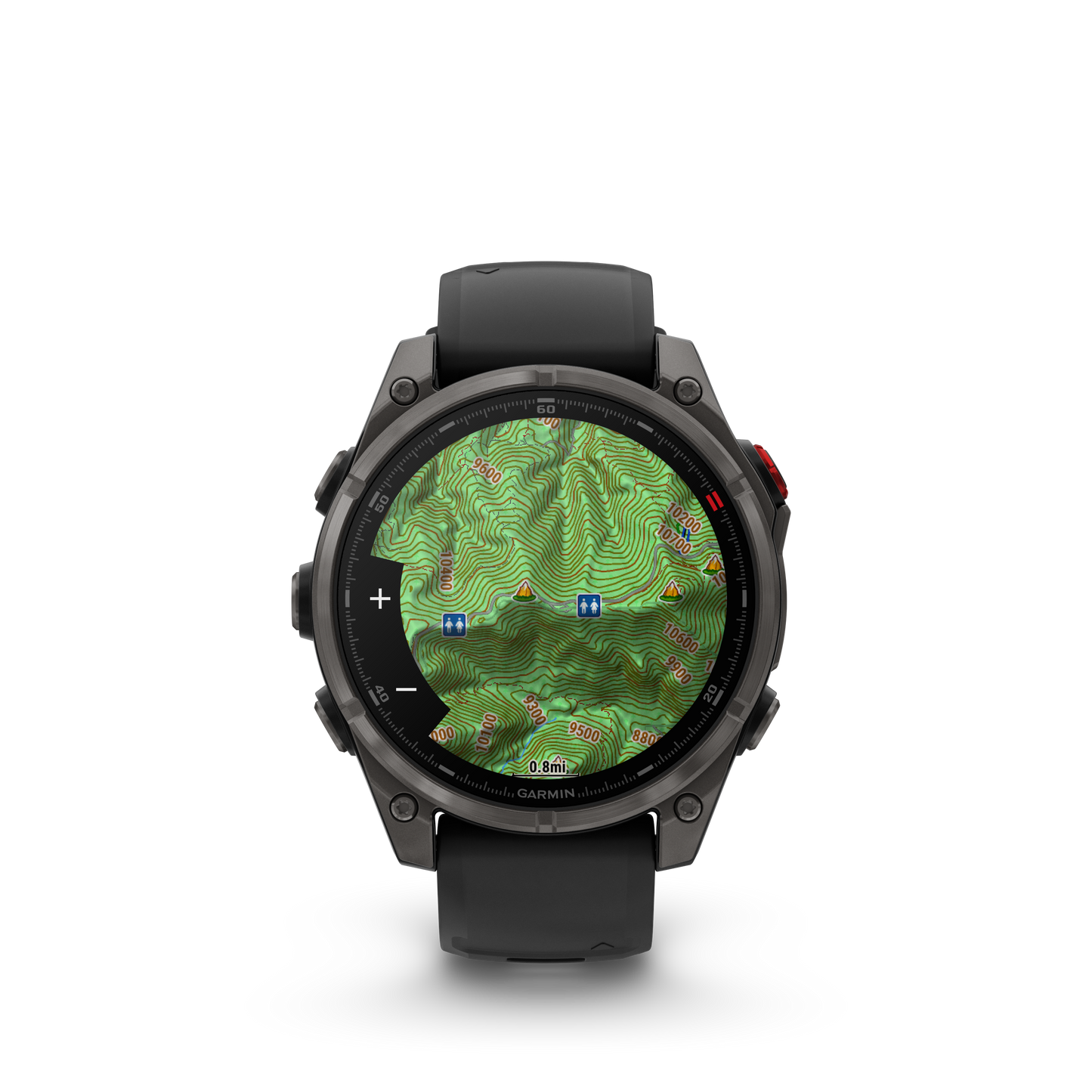 Reloj Garmin Fénix 8 PRO - 47mm Amoled Sapphire Titanio DLC Correa Silicona Negra 010-03198-01