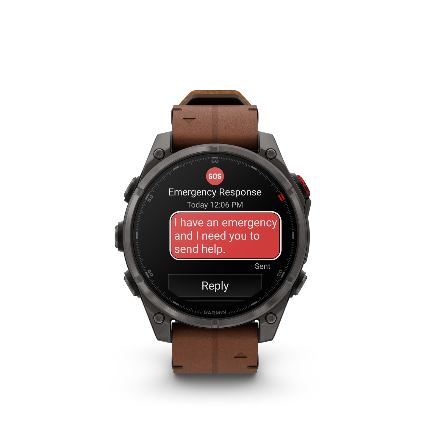 Reloj Garmin Fénix 8 PRO - 47mm Amoled Sapphire Titanio DLC Correa Cuero 010-03198-40
