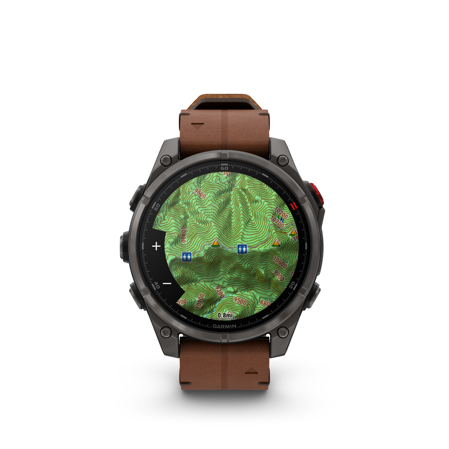 Reloj Garmin Fénix 8 PRO - 47mm Amoled Sapphire Titanio DLC Correa Cuero 010-03198-40