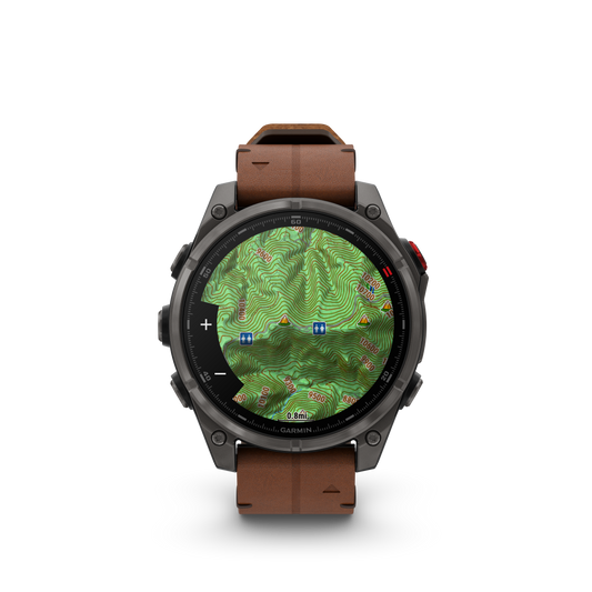 Reloj Garmin Fénix 8 PRO - 51mm Amoled Sapphire Titanio DLC Correa Cuero 010-03199-40