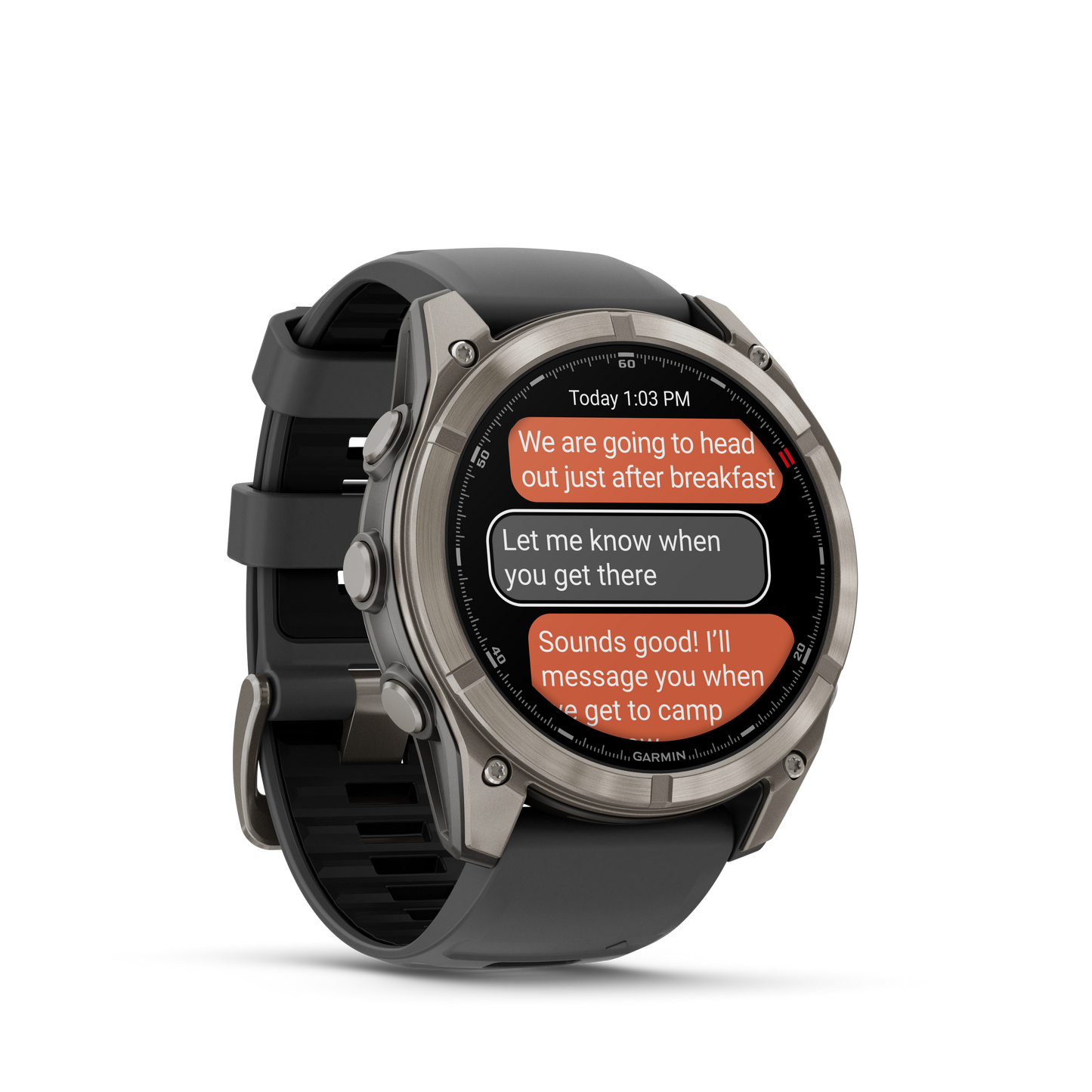 Reloj Garmin Fénix 8 PRO - 51mm Amoled Sapphire Titanio Correa Silicona Negra/Gris 010-03199-11