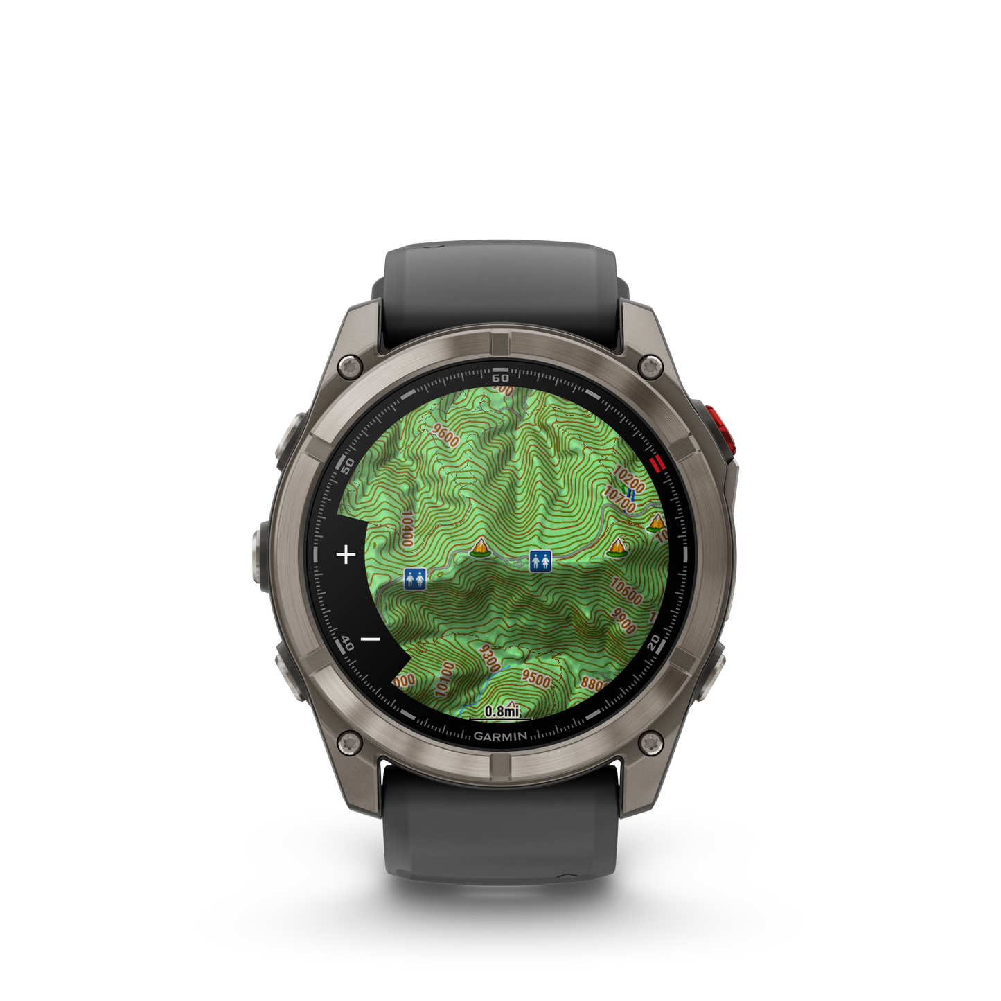 Reloj Garmin Fénix 8 PRO - 51mm Amoled Sapphire Titanio Correa Silicona Negra/Gris 010-03199-11