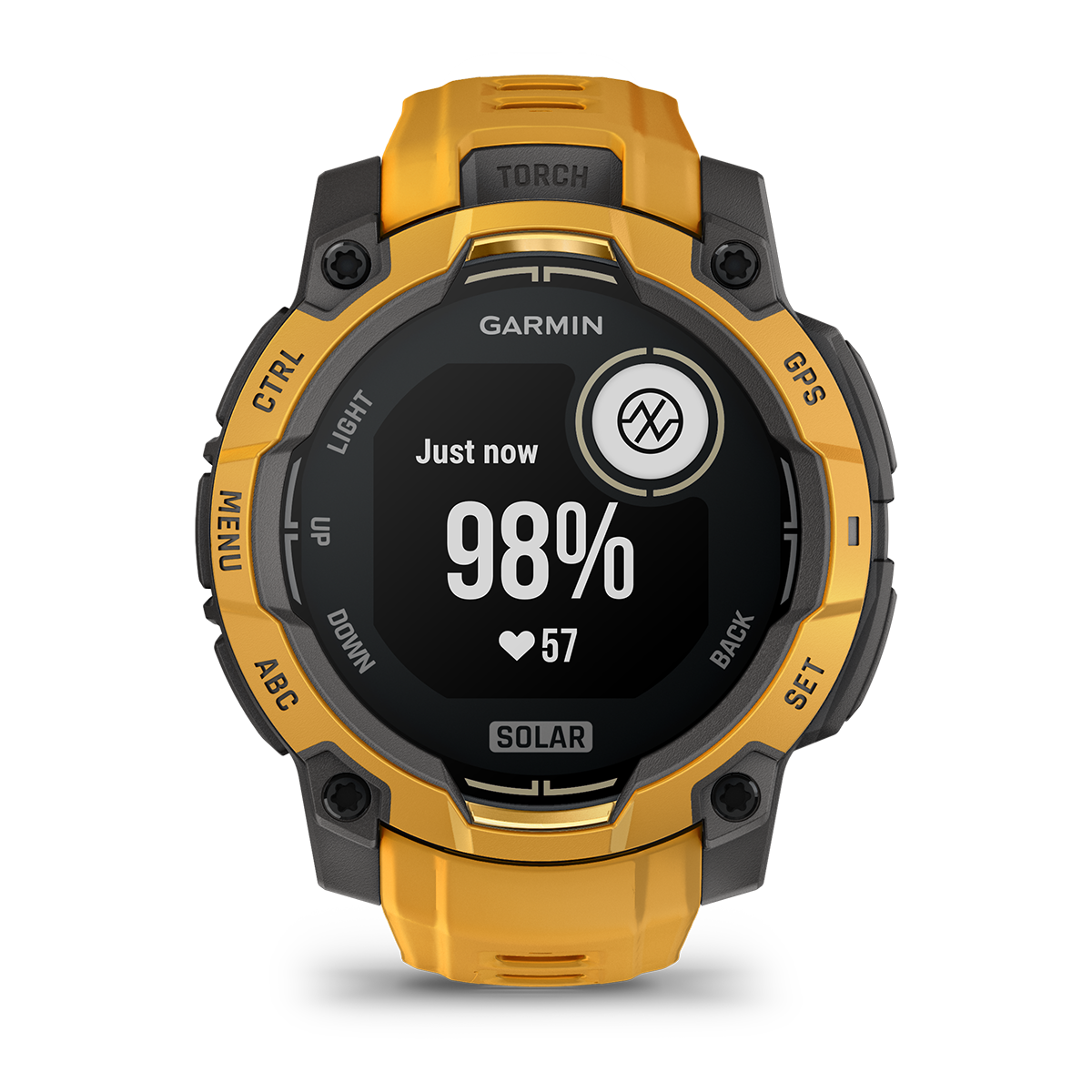 Reloj Garmin Instinct 3 - 45mm, Solar Naranja con Correa Naranja 010-02934-02