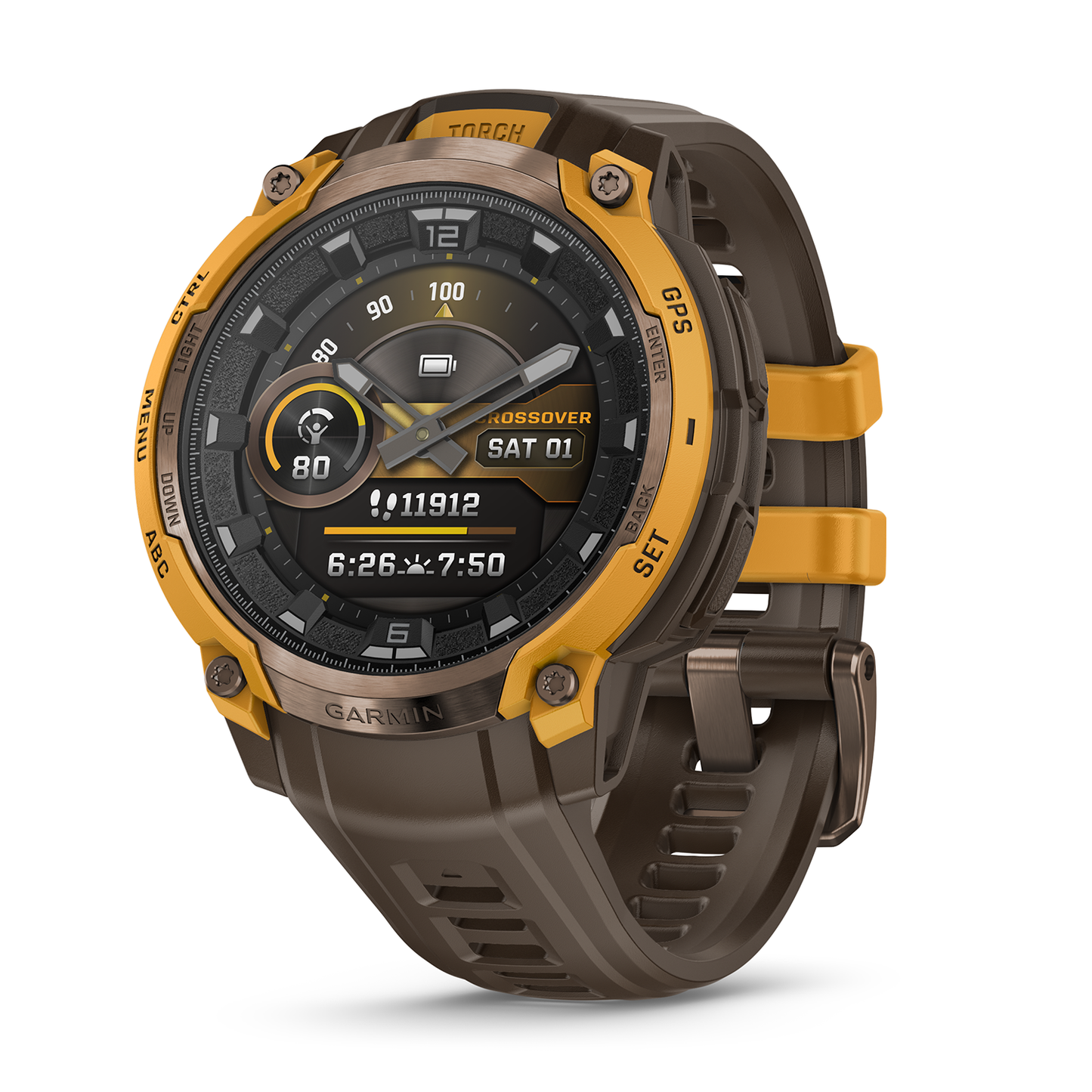 Reloj Garmin Instinct Crossover AMOLED Naranja 010-03398-01
