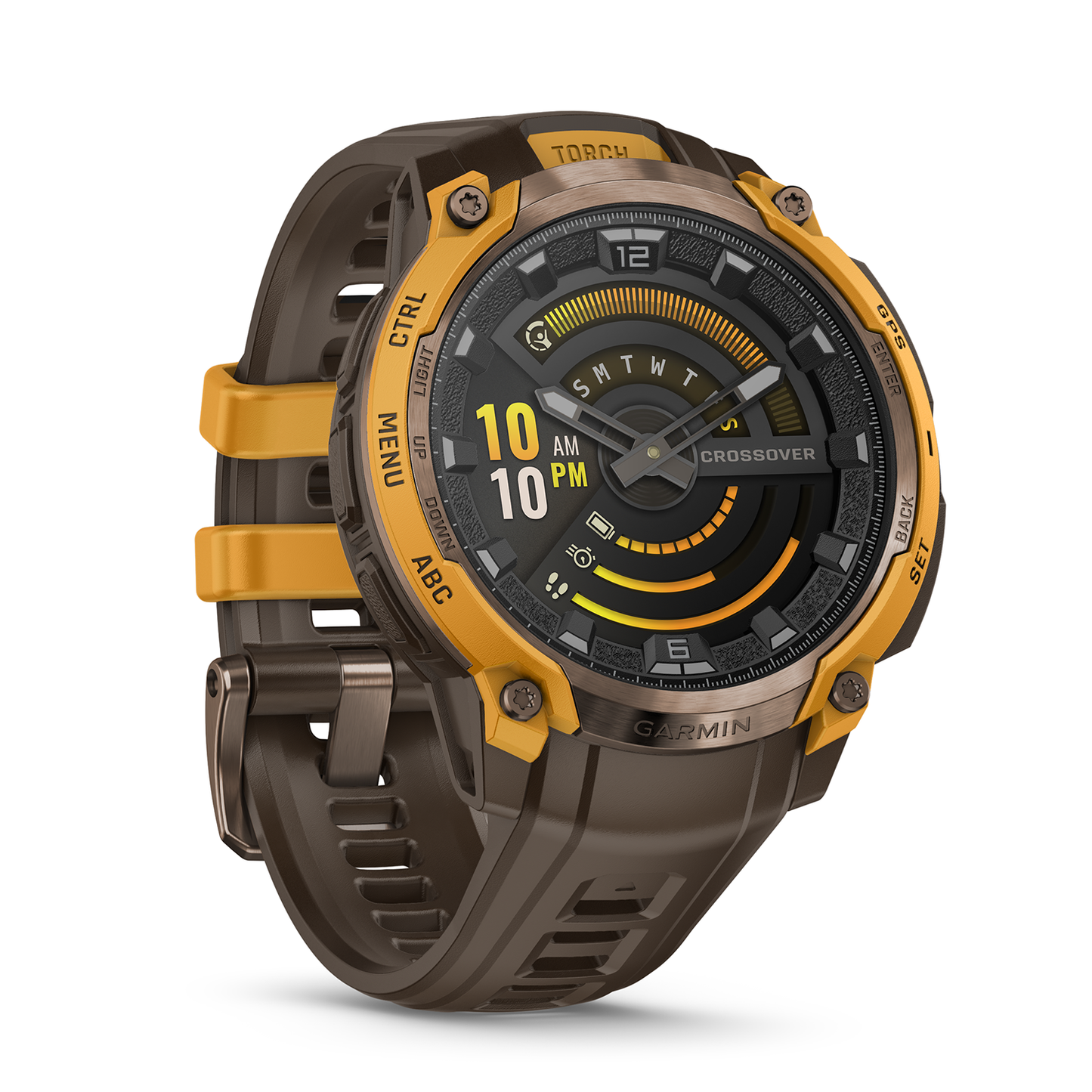 Reloj Garmin Instinct Crossover AMOLED Naranja 010-03398-01