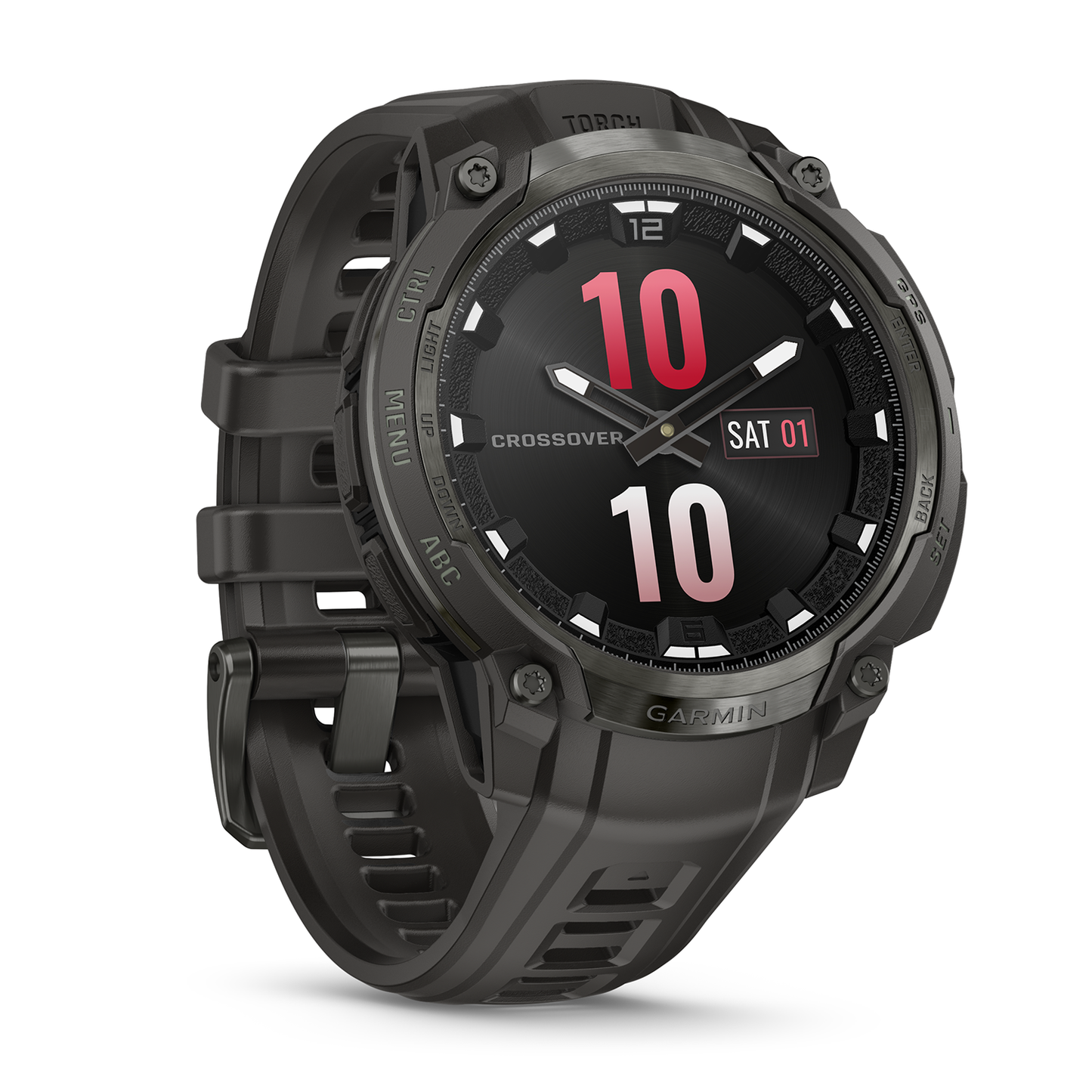 Reloj Garmin Instinct Crossover AMOLED Gris 010-03398-00
