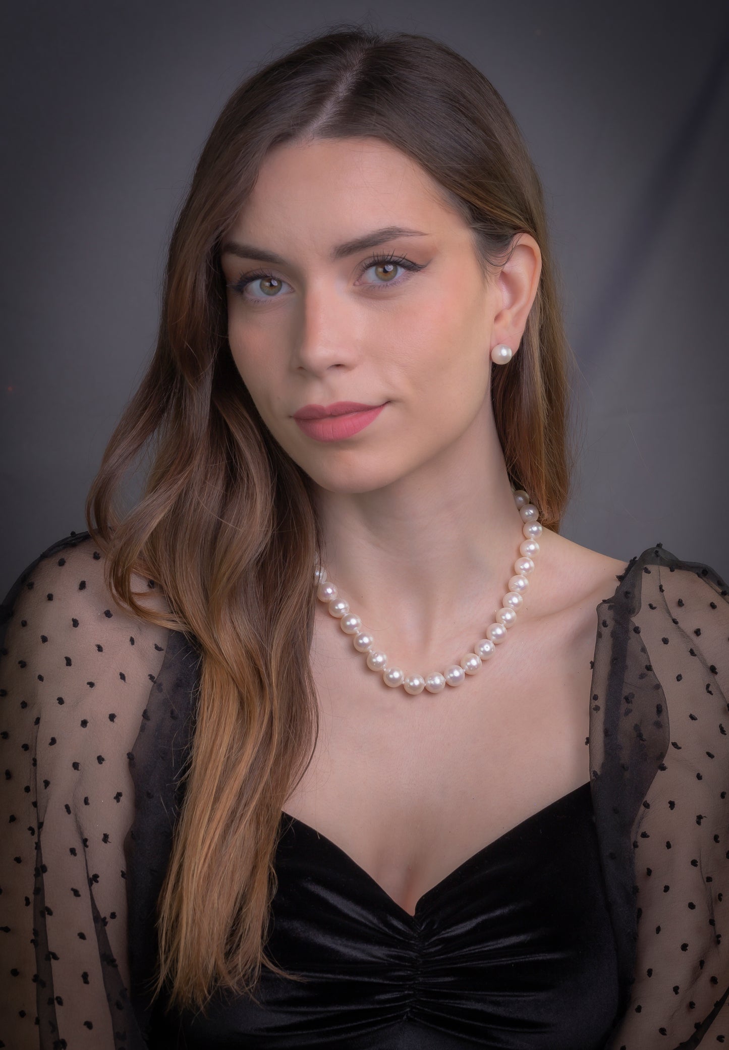 Collar de Perlas Freshwaters y Cierre de Plata de Ley 925 Modelo Elisabeth