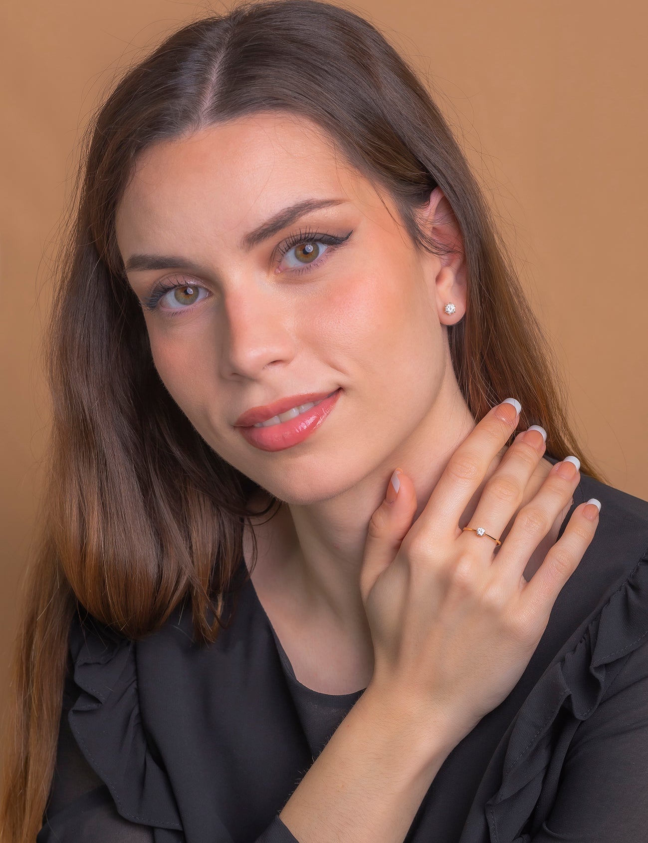 Pendientes Mercier Oro 18k y 1CT de Diamantes Certificado IGI
