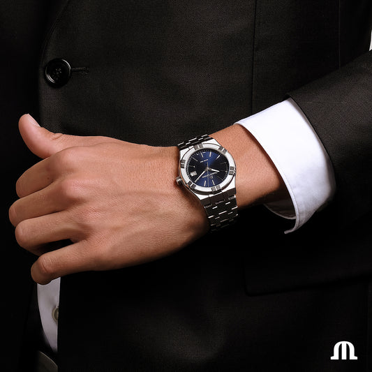 Reloj Maurice Lacroix AIKON QUARTZ DATE 40MM AI1108-SS002-430-1