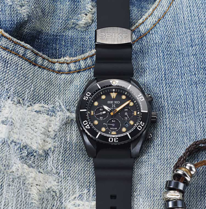 Reloj Seiko Prospex Black Series Edición Limitada Solar SSC761J1