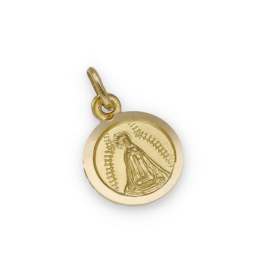 Medalla Virgen de la Soledad en Oro 18k Modelo Pequeño