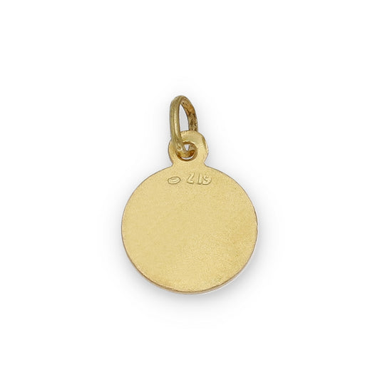 Medalla Virgen de la Soledad en Oro 18k Modelo Pequeño