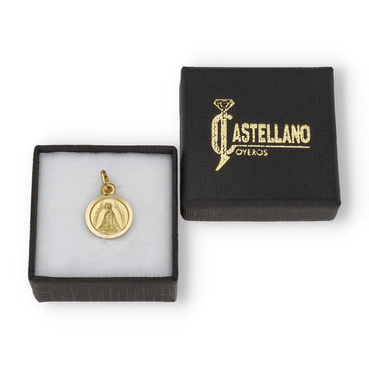 Medalla Virgen de la Soledad en Oro 18k Modelo Pequeño