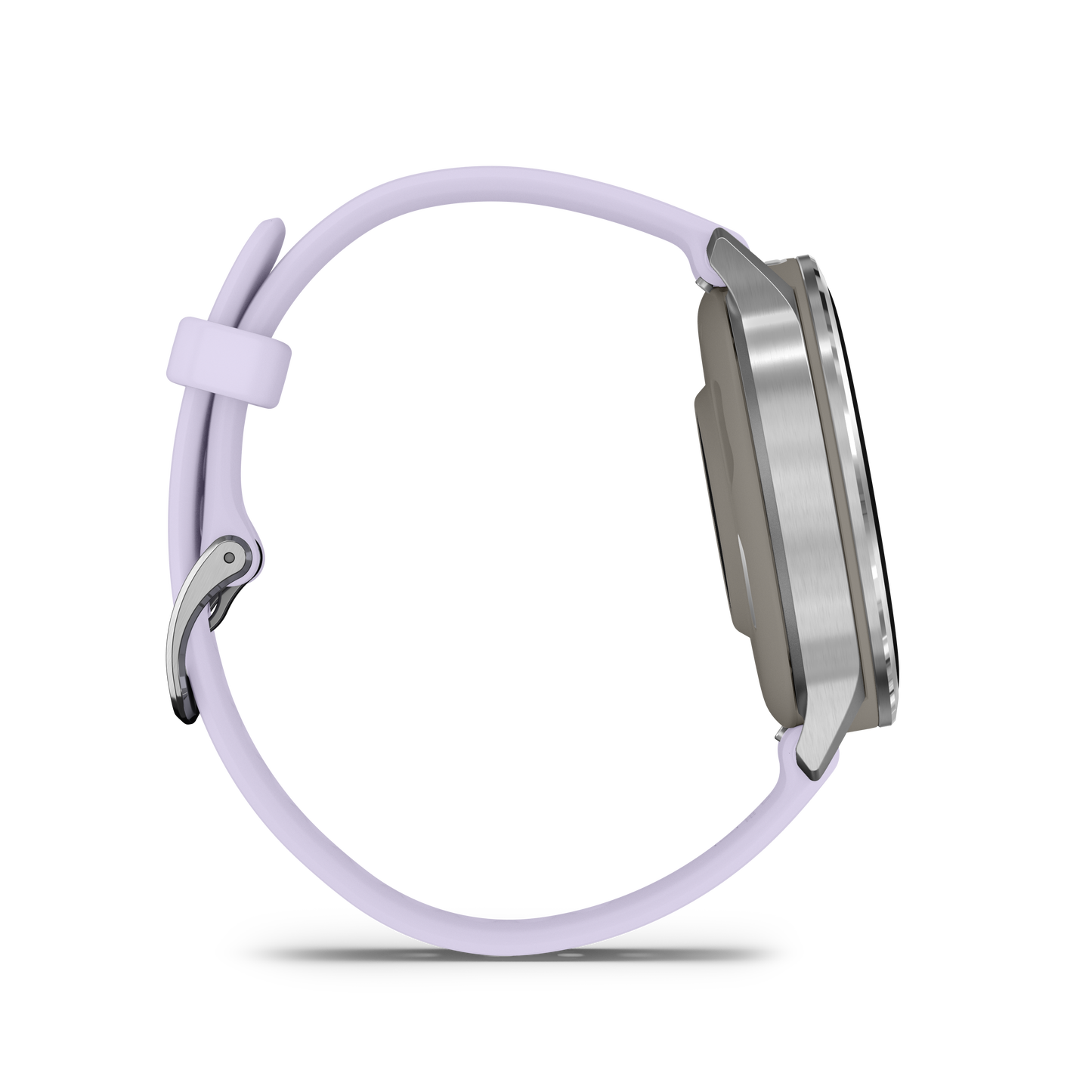 Reloj Garmin Venu® 4 - 41 mm Bisel Plateado con Correa de Silicona Lila 010-03013-01