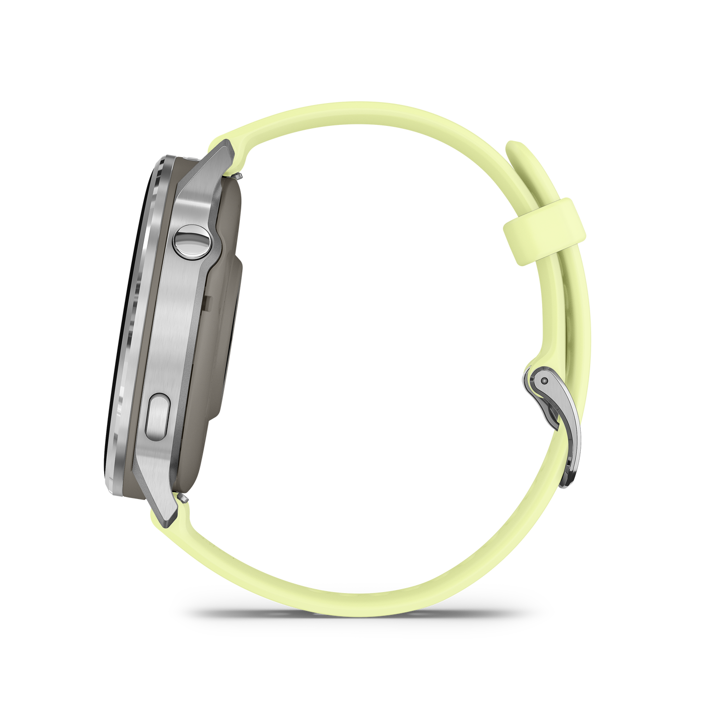 Reloj Garmin Venu® 4 - 45 mm Bisel Plateado Correa de Silicona Amarilla 010-03014-02