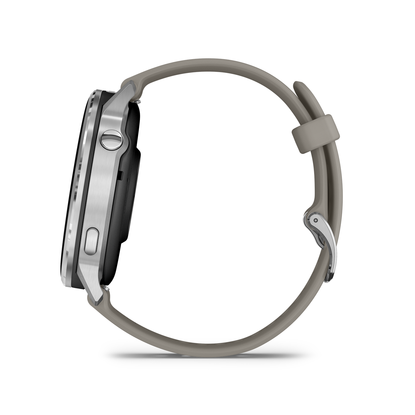 Reloj Garmin Venu® 4 - 45 mm Bisel Plateado Correa de Silicona Gris 010-03014-01