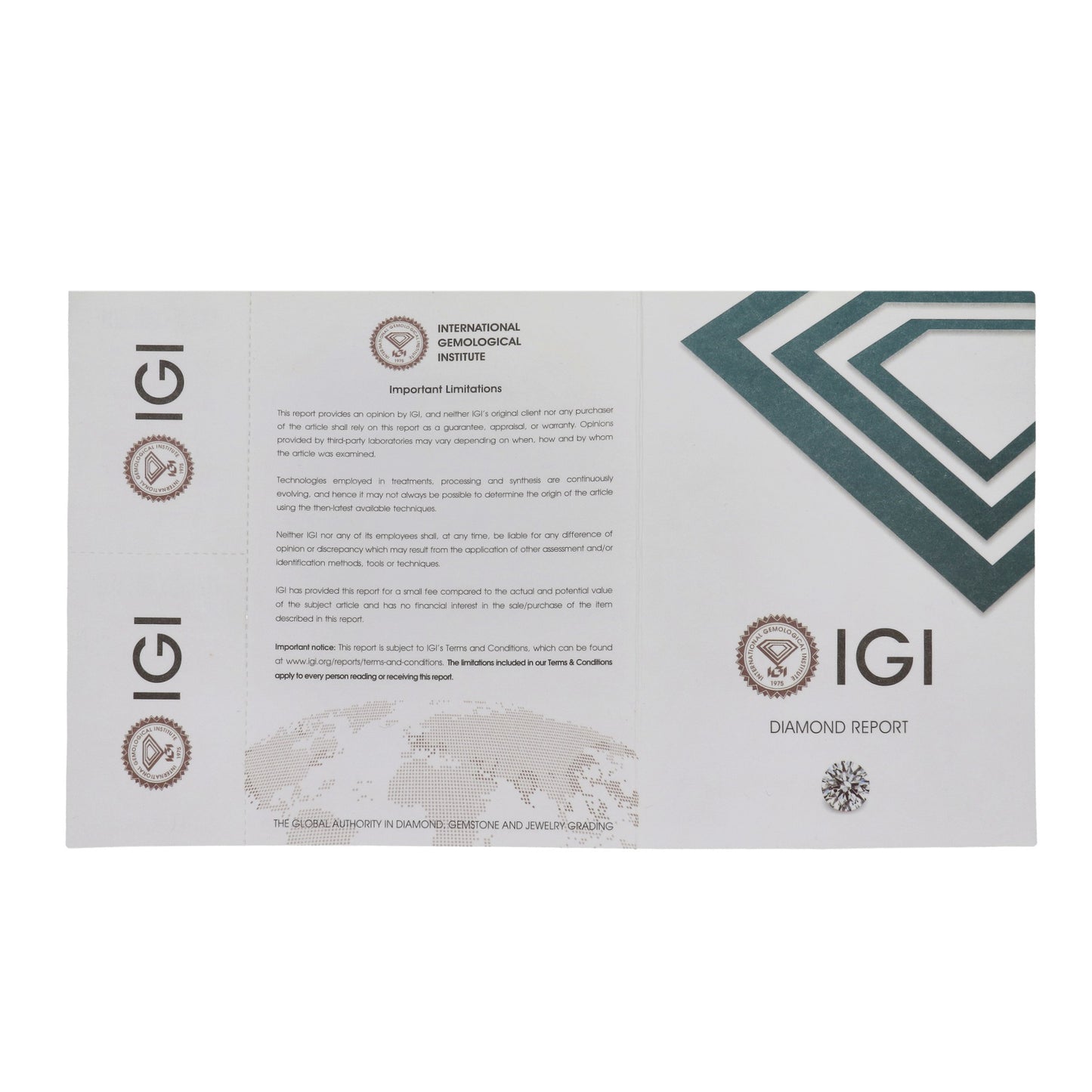 Diamante Talla Brillante 0,40 ct - I - VS2 - Certificado IGI