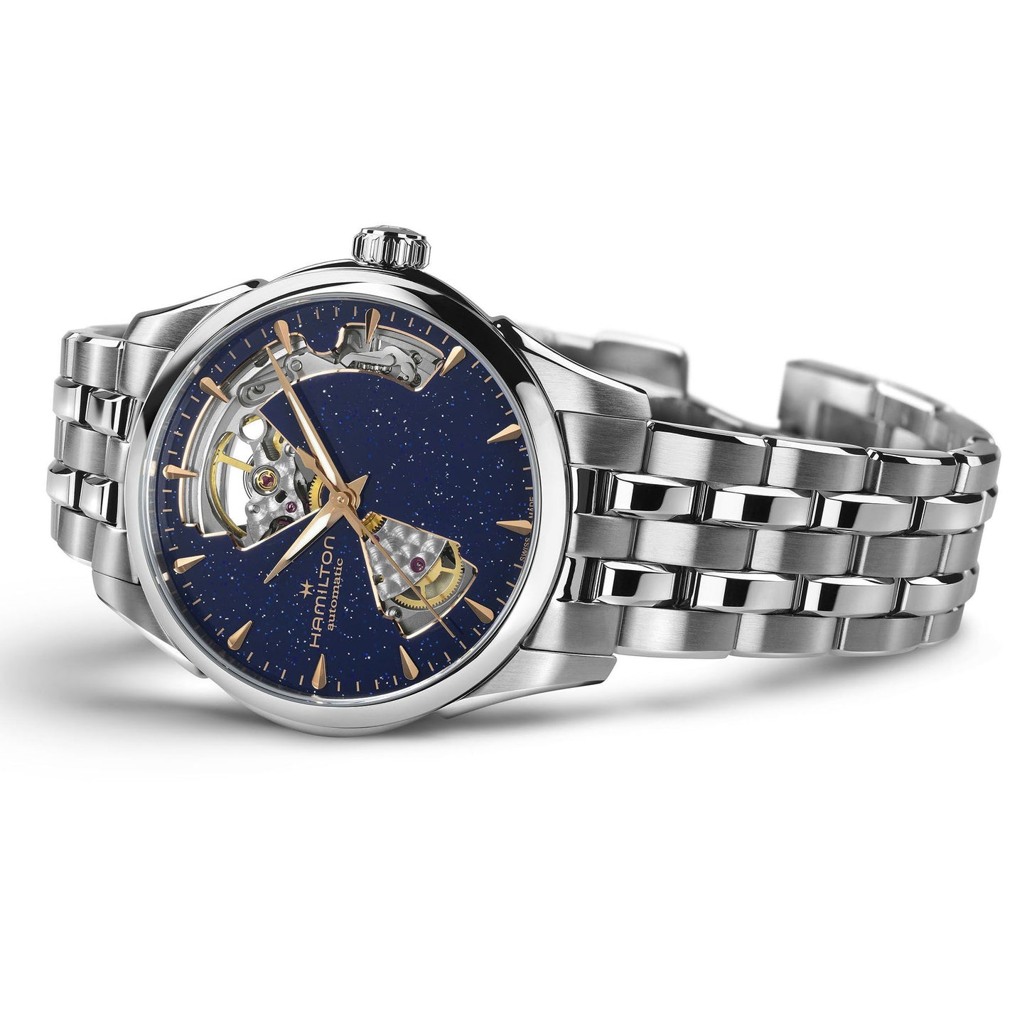 Reloj Hamilton Jazzmaster Open Heart Lady Auto H32215142