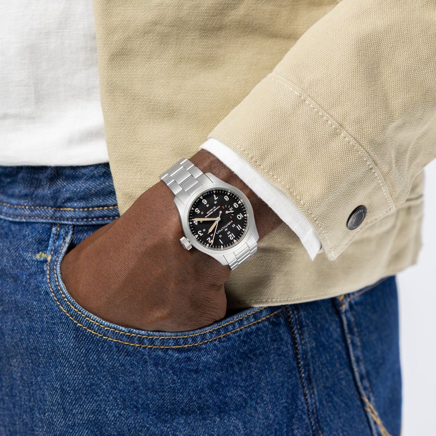 Reloj Hamilton Khaki Field Mechanical Power Reserve 40mm H69509130