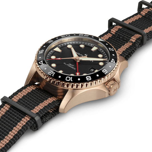 Reloj Hamilton Khaki Navy Scuba Automatic GMT 43mm Bronce H82565930