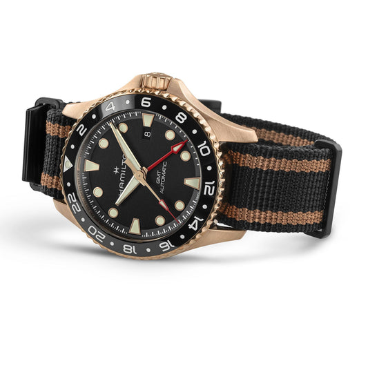 Reloj Hamilton Khaki Navy Scuba Automatic GMT 43mm Bronce H82565930